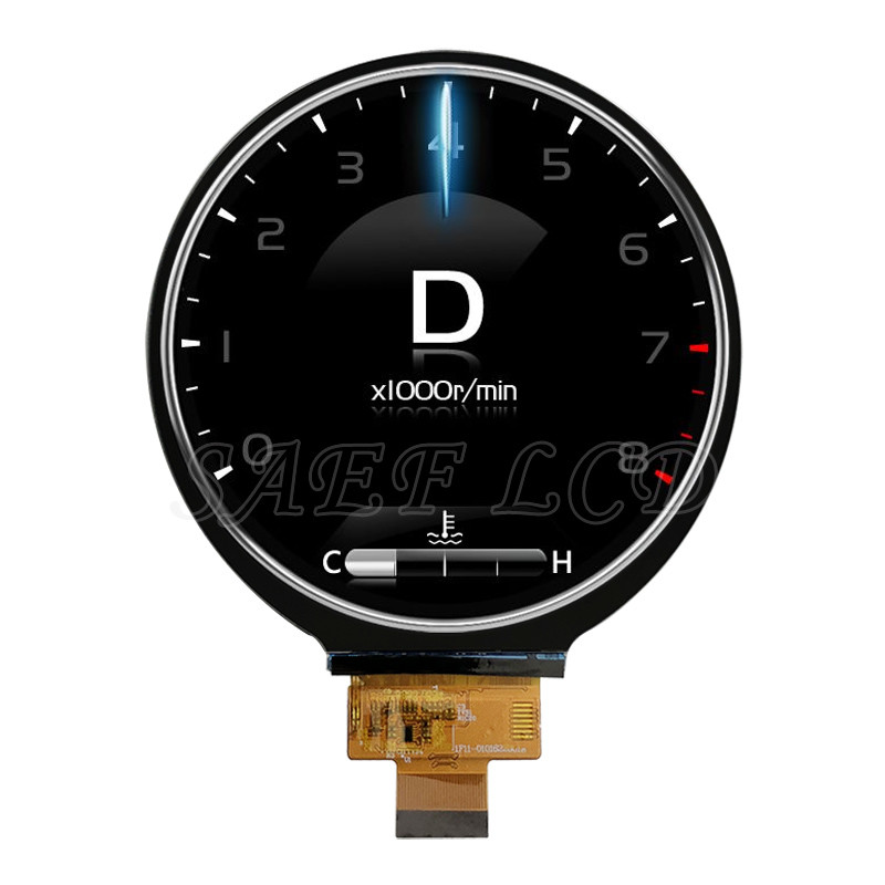 Auto Grade 4 Inch Capacitive Touch Round TFT LCD Display Mipi Interface 720x720 Dot
