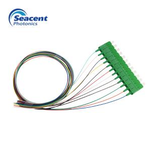 Quality SC APC Fiber Pigtails 12 Color Beam 0.5m For Optical Fiber Sensing System wholesale