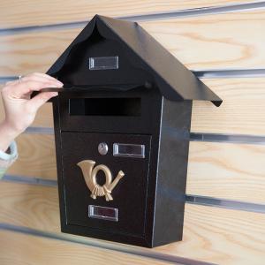 Quality Waterproof Letterbox Garden Durable Residential Wall Mounted Steel Mailbox wholesale