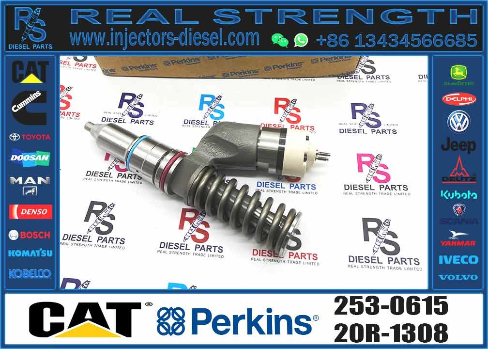 C15 Fuel Injector 253-0615 E365C E374D Injector 200-1117 10R-0955 253-0616 374-0750