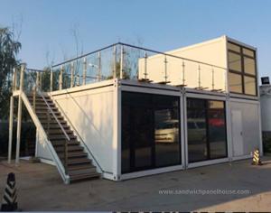 Quality New Style Sandwich Panel Tempory Container Building for Office wholesale