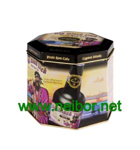 Quality octagonal shape cake tin box food container wholesale