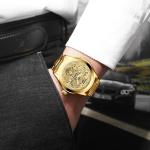 KINYUED waterproof manufacturer watches tourbillon movement mechanical watch for
