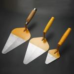 Wooden Handle Round High Carbon Hardened Tempered Steel Masonry Bricklaying