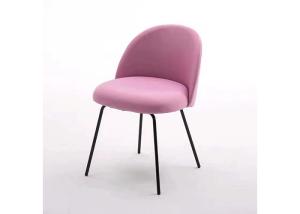 Quality Ergonomic Restaurant Banquet Velvet Upholstered Dining Chairs wholesale