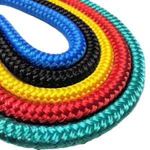 Quality 20KN Breaking Strength Polyester Double Braided Rope for Outdoor Applications wholesale
