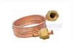 Refrigeration Capillary Tube Fittings Straight Tap Connector Copper Tube
