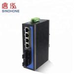 SFP Slots Gigabit Fiber Optic Media Converter , Fiber Optic Connection Box