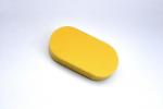 Yellow Animal Grooming Tools Large Oval Sponge For All Small Animal Cleaning