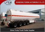 3/4 Axles 35000 Litres 2 Compartments Lpg Tanker Trailer Carbon Steel Material