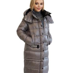 Quality FODARLLOY Foreign Trade Ladies Warm Hooded Cotton-Padded Clothes Women Winter Slim Long Down Coat wholesale
