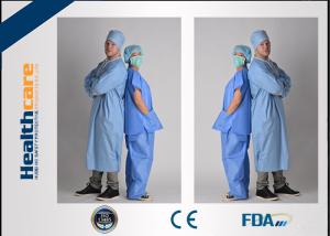Quality Medical Uniform Disposable Scrub Suits V Or Round Neck Style Oil - Resistant wholesale