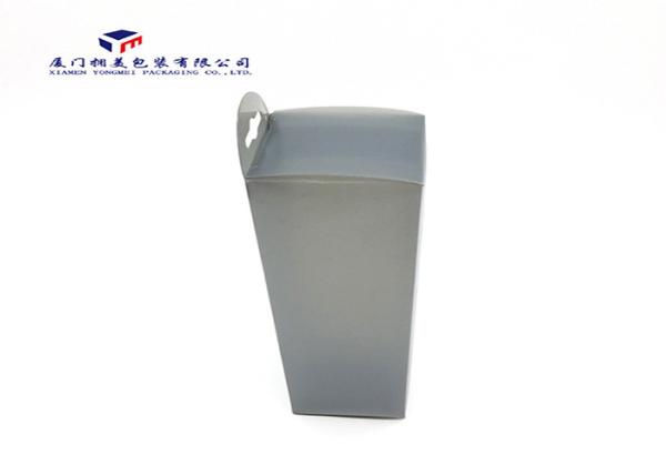 Opaque PP Matte Grey Color Hard Plastic Box Packaging High Impact Resistant 26cm