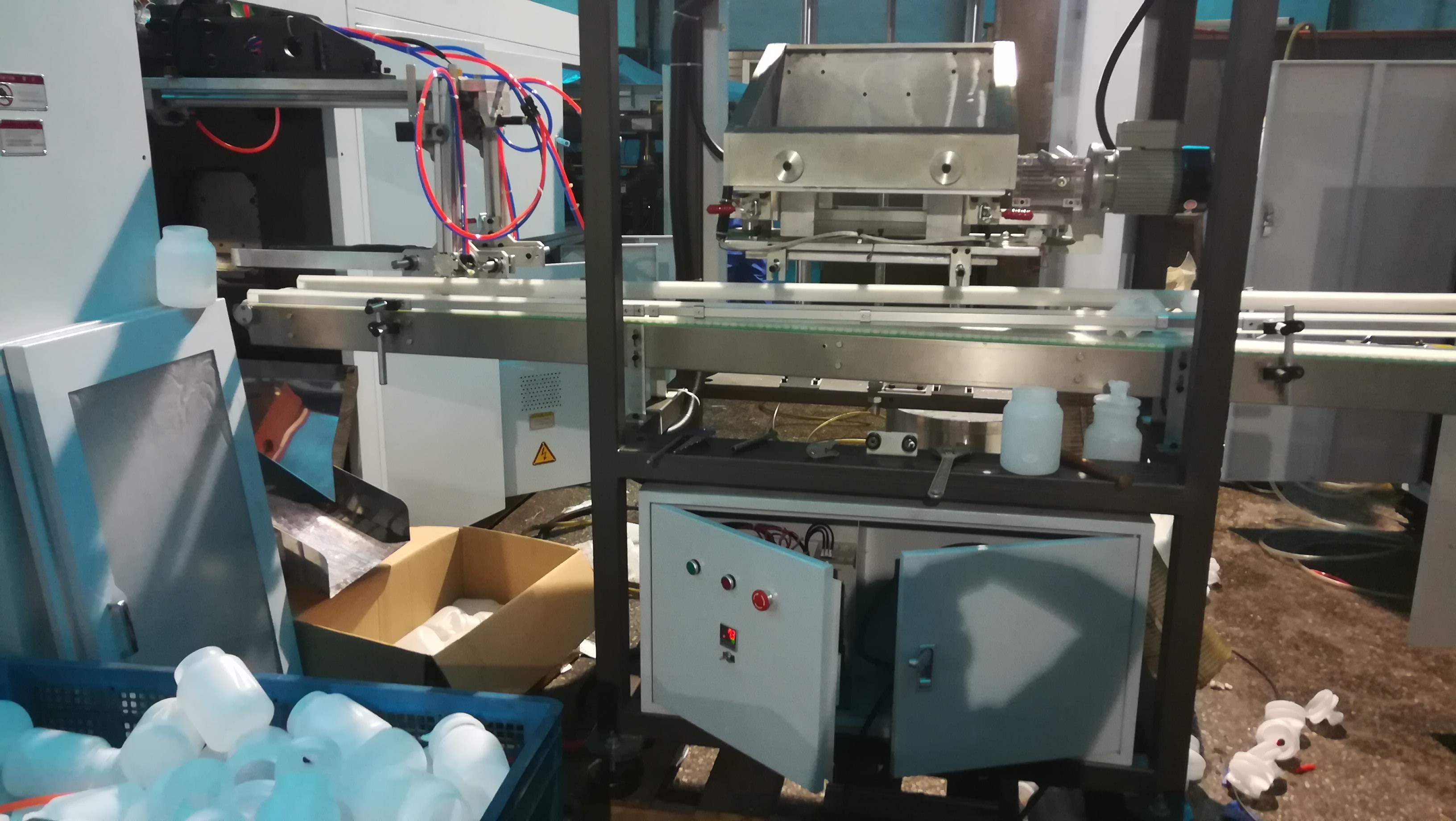 China Meper 10ml-1L HDPE Extrusion Blow Molding Machine Fully Automatic MP55D MEPER