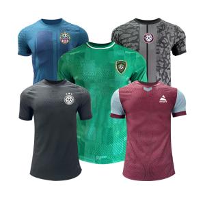 Quality Africa National Team Gambia Soccer Team Jersey 140gsm / 145gsm 100% Polyester farbic wholesale