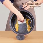 28cm Non Stick Kitchen Pressure Cooke Cast Iron Multifunction