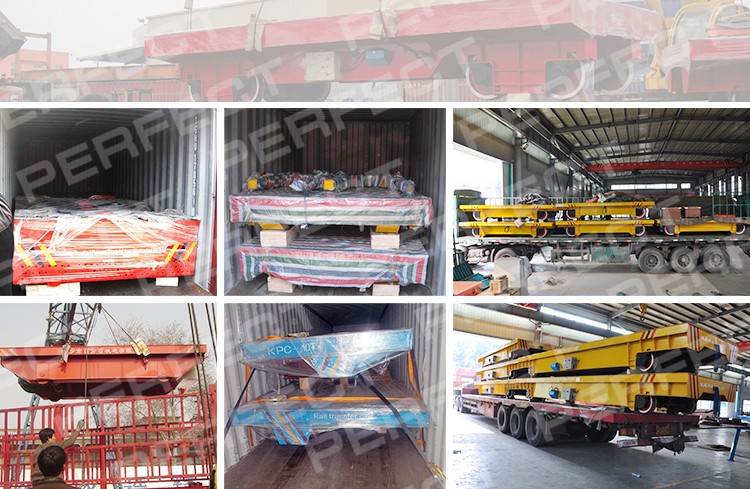 battery electric rail carts for material handling transformers