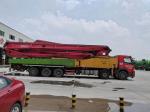 Shotcrete Red Concrete Pump Trucks High Efficiency Volvo Chassis 2019 62m