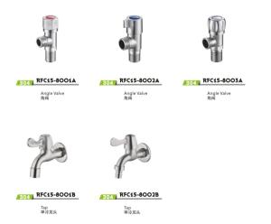 Quality 304 stainless steel water tap, angle valve stainless steel 8001-8002 wholesale