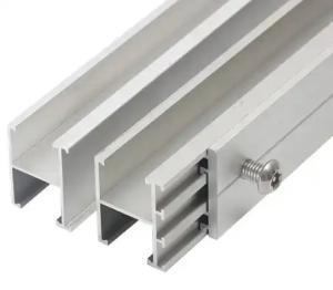 Quality Aluminum Alloy Guide Rail Photovoltaic Bracket Accessor Metal H-Type Solar Generation wholesale