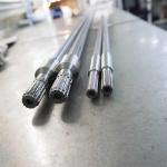 Extruder screw, stainless steel screw, plastic machinery, injection molding
