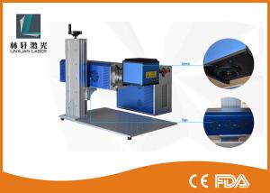 Quality Leather Mini Laser Engraving Machine , High Speed Portable CO2 Laser Marker wholesale