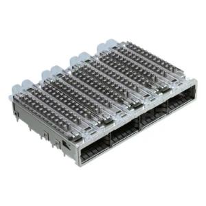 Quality TE 2057183-2 QSFP+ Cage 1 x 4 Port With Heat Sink Included Lightpipe wholesale