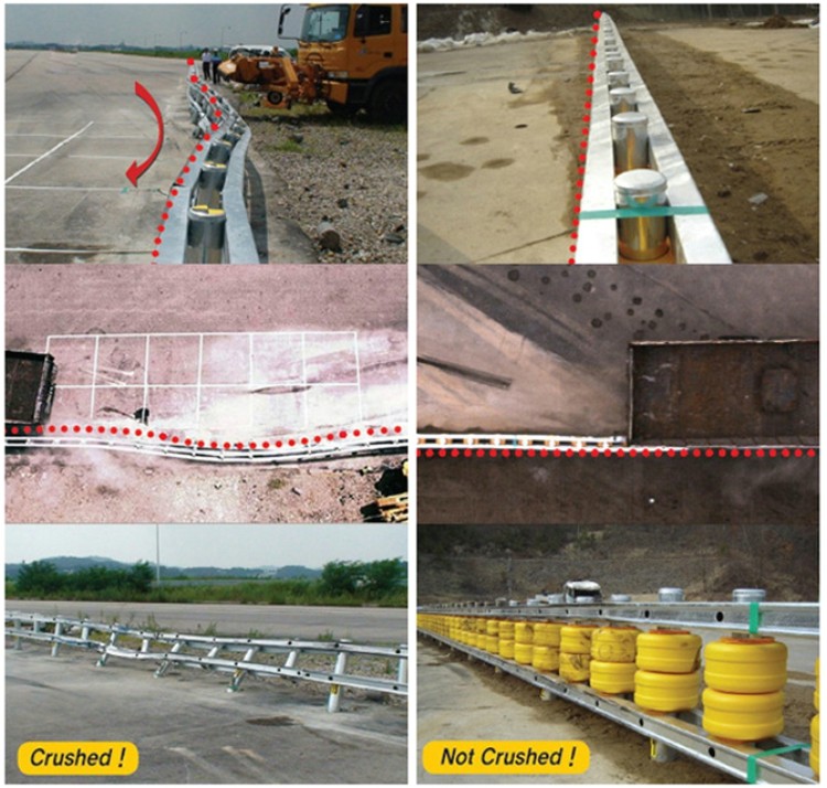 Highway Impact Energy Absorption Safety Roller Barrier With Anti Crash Function