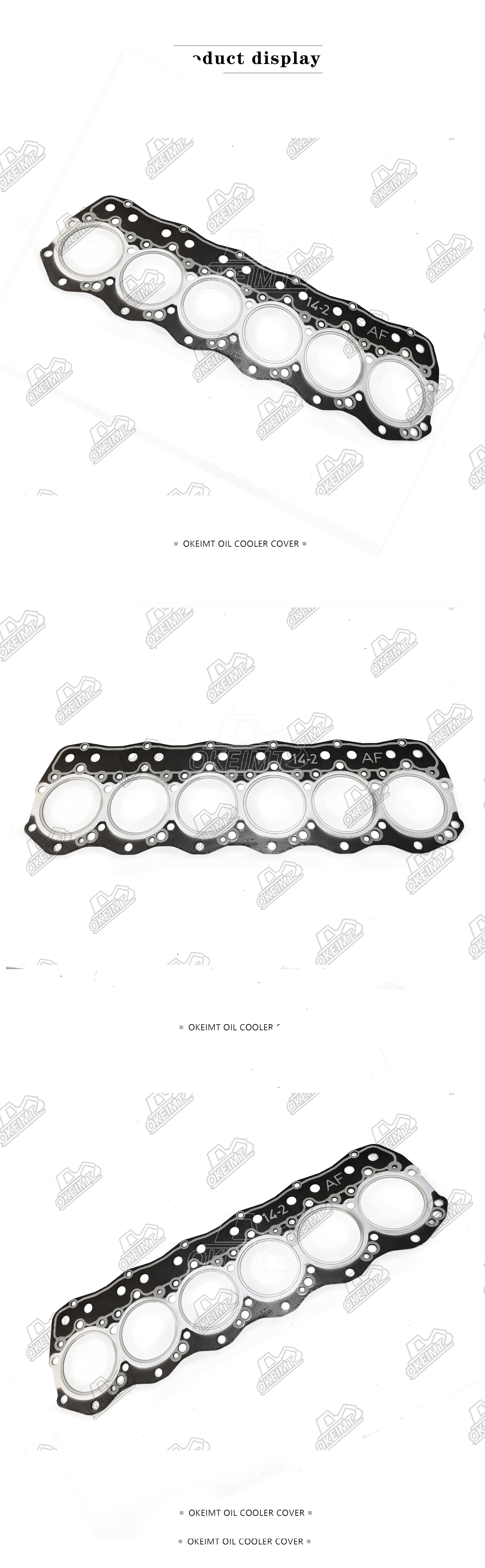 Asbestos Cylinder Head Gasket For Mitsubishi 6D14-2AT 6557CC ME071326