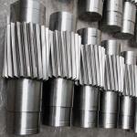 42CrMo Gear Shaft Customer Industrial Gear Shaft For Rotating Part