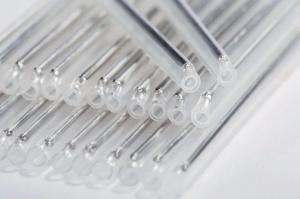 Quality White Ribbon Fiber Optic Protection Sleeve 6cm Length EVA Material wholesale