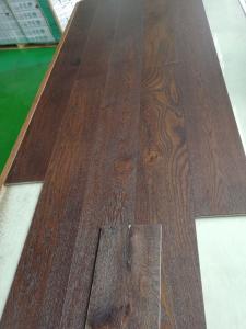 Quality Chocolate Stained European Oak Engineered Wood Flooring, Color Expresso, ABCD grade wholesale