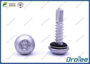 Quality Disgo Stainless 410 Torx Round Head Self Drilling Tek Screws w/ Bonded Sealing Washer wholesale