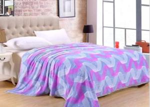 Quality Colorful Burn Out Printed Micro Flannel Plush Blanket for Bed Korean Style 200*240CM wholesale