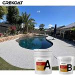 Odorless De Foaming Epoxy Resin Floor Coating Easy To Clean