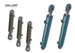 2 Acting Garbage Truck Hydraulic Cylinders , Hydraulic Oil Cylinder