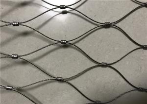 Quality Ferruled Stainless Steel Wire Rope Mesh Peacock Fencing wholesale