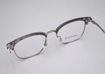 Metal Browline Glasses Business Style TR+Metal Support System