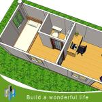 hot sale fast build steel frame container home