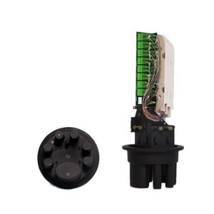 Quality Hot Melt Sealing Optical Fiber Splice Closure 4 IN 4 OUT φ230*440mm Dimension wholesale