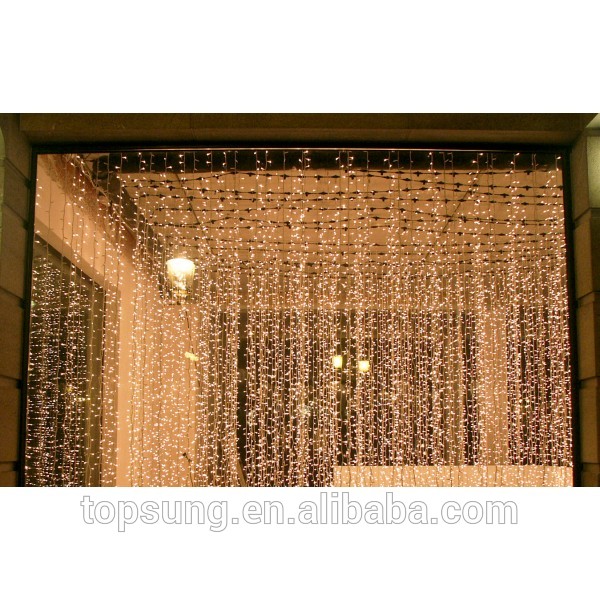 whole sale new designed 12V Christmas curtain decorate light for outdoor