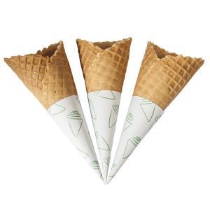 Quality Delicious Waffle Cone Premix , Chocolate Flavored Ice Cream Sugar Cone wholesale