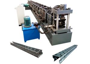 Quality 380V / 50Hz Cable Tray Roll Forming Machine For Shelving Upright Column Making wholesale