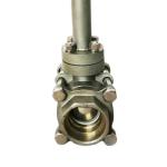 Manual Power Dn25 Cryogenic Ball Valve New Type Stainless Steel Material