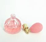Glass Consmetic containers 100ml air bag spray ball shape glass perfume bottle