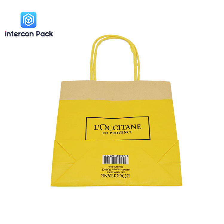 Extra Large Kraft Paper Shopping Bags Matt Lamination CMYK Pantone Color
