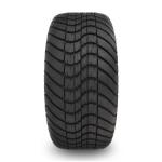 14 Inch Matte Black Golf Cart Rims And Tire Combo 225/30-14 Street DOT 101.6 PCD