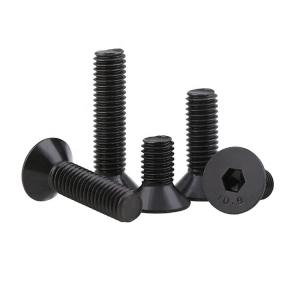 Quality DIN EN ISO 10642 Countersunk Head Screws Black Oxide M5 M6 Carbon Steel Screw wholesale