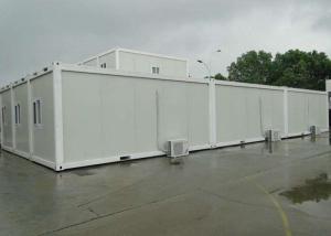Quality White Mobile Container Homes Environment Friendly Assembly 6000mm * 2438mm * 2896mm wholesale
