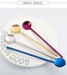 Smooth Reusable Spoon Straws / Handmade Jumbo Spoon Straws Non Magnetic
